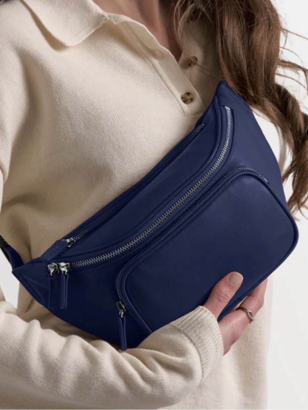 Leatherology Blake Belt Bag Full Grain Leather Fanny Pack Crossbody Bag Bum Bag